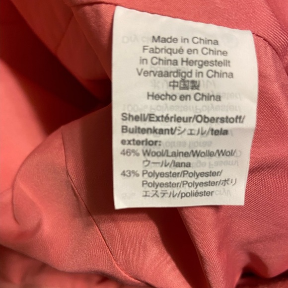 J. Crew Mercantile Pink Dress Coat Sz 10 - Picture 5 of 8